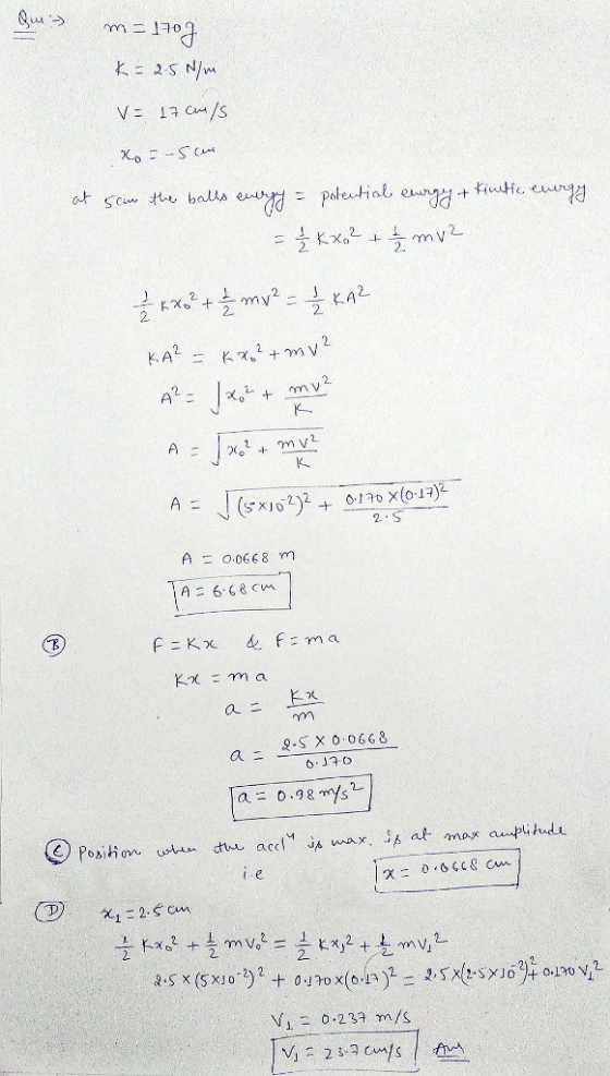 K2-5 N/m V 1 C/S at sc balls e =Poleutial tiuutic =kxa mv + KA2 K.+mv mv2 + K J A (SX102)20170 x0-1)2 2. S A A O.066 8 m A 6.