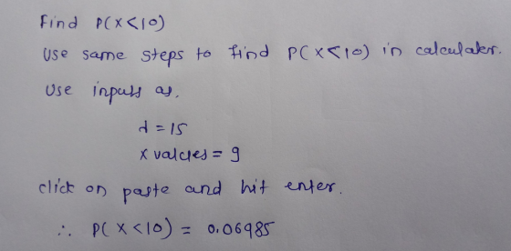 Find p(x〈10) use same steps to find PCKKI) caloujabs. click on pa_pte and hit u나 en