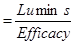 = Lumin s Efficacy