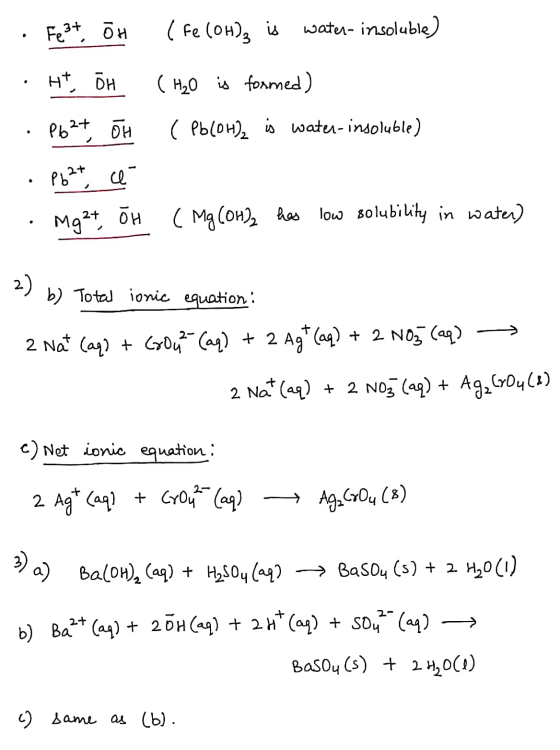 Fe3+ ÕH (Fe(OH)3 is water-insoluble) Ht ÕH (H₂O is formed) P621, OH ( Pb(OH), is water-insoluble) P62t ce Mg²+, ÕH (Mg(OH)2 h