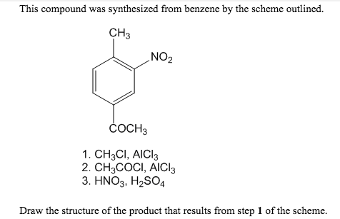 This compound was synthesized from benzene by the