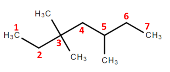 H3C 6 5 7 1 HC 4 CH3 3 2 CH3 CH3
