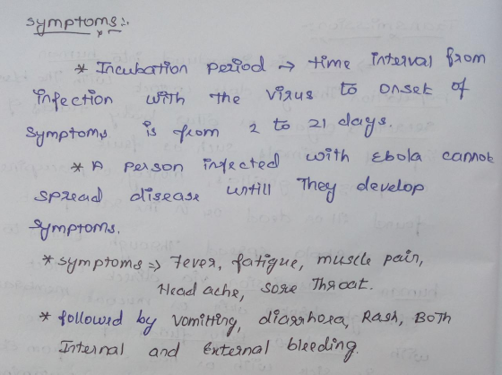 symptoms. * Incubation period a time interval from infection with the visus to onset of symptoms is from 2 to 21 dags on * A