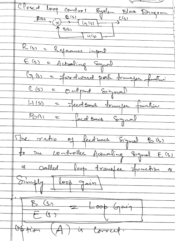 Closed loop control Bydlen Block cos) Diagram P Els) IGISI Bls) HISI Riso E(S) Goss e (s) Refaenee impul Actualing signal for