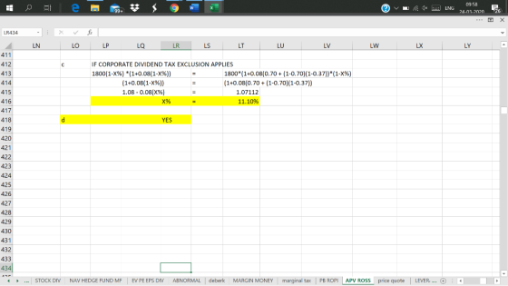 © v 1x ENG 09:58 24-03-2020 26 X LR434 LN LO LP LQ ER LS LT LU LV LW LX LY A 411 412 IF CORPORATE DIVIDEND TAX EXCLUSION APPL
