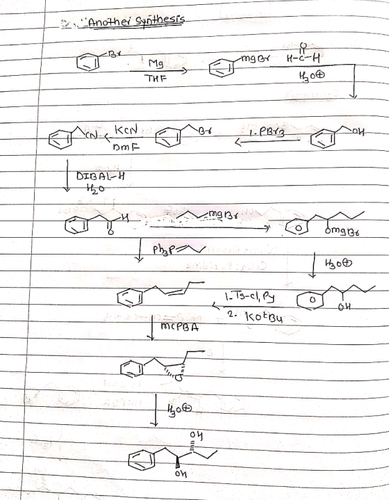 Another Synthesis hos Mga mg Br H-c-H THE EN KN a Br 1. Bez an Am F BIBAL-H Ho B H omg 36 ; Amerizren I Phapa of Smabo Hob ra