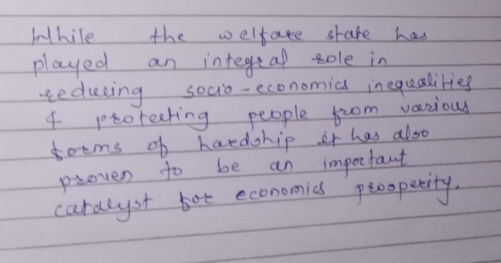 while the welfare state has played an integral role in çedueing socio-economics inequalities 4 protecting people from various