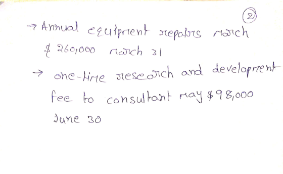 260,000 八がch31 elorrre fee to consultont ay $8,000 Aune 30