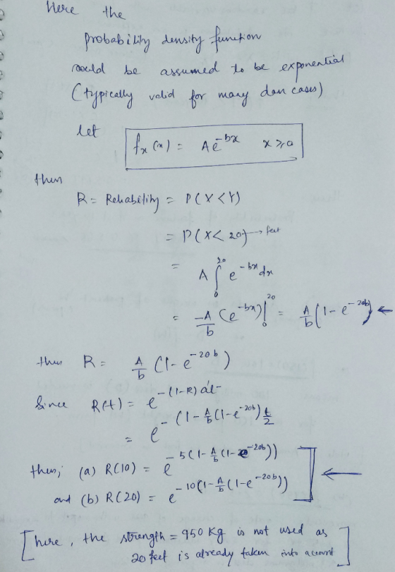 Mwe the ow let -Rehabih ら 20 ←20b loCI A (b) R(20) hehe , the Abun afh= 950 Kg us not und as