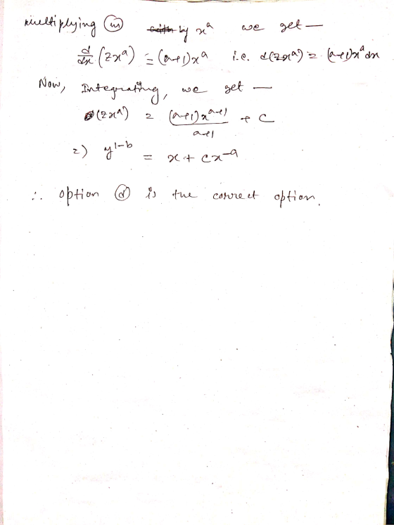 we get - kueltiplying (m) either by na et (209) = (anexa Now, Integrating 2 (megael ac 1. e. d(299) 2. ledar da get * (209) a