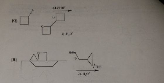 1 )-Li/THF Br IQl 3)- HO BrMg IRI THF 2)- H3o