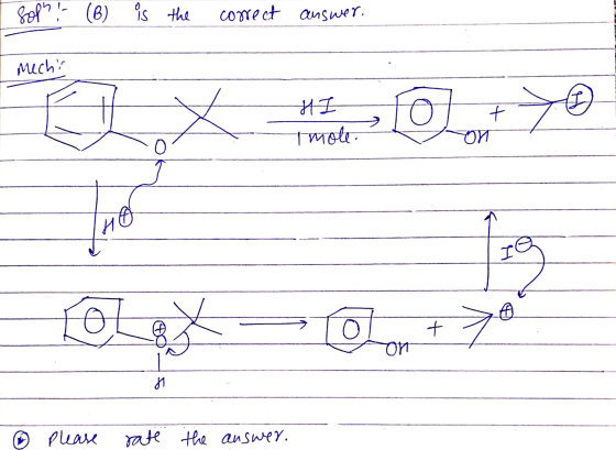 Soph! (B) is the correct answer. Mechs 1 x H 127 yo HI mole. - Colok hom please rate the answer.
