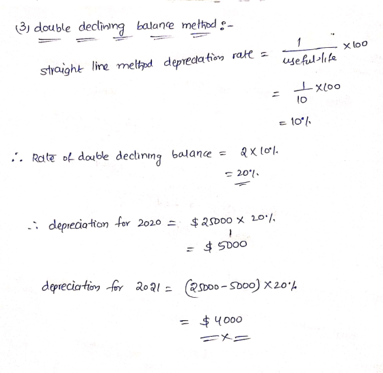 double declinıng balane method 1 useful life straight line meltod depredatio rate -Xloo .. Rate of double declinmg balane Qx