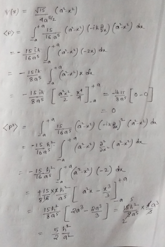 2 49/ - X IS V () = VTS (a-x) <P) = S (au) (-i 13.) (a*x) da Toas (ax) (-2x) da - Isch + 9 2 I . <pa) (a47) (-imej (a+e) da