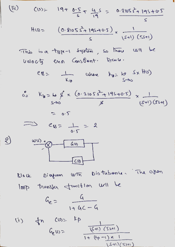 I (1) (13); 19+ o.stysa 0.21055+ 195tos s Hisz This is a velocity ef= (0.810557 195 +0.5), ! 5 * +1) (SS+1) typert system, so
