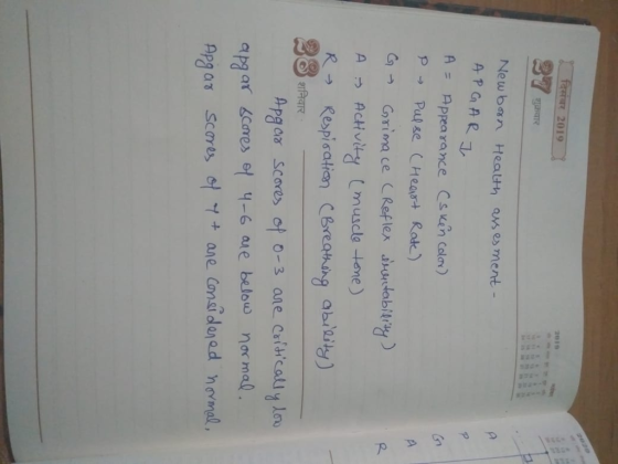 2019 2019 Newban Heauth ase ment- AFG丹R A = Appearance Csun Color) pPulse CHeast Rak) 2 Activity Lmuscle-lone) A paar Scores