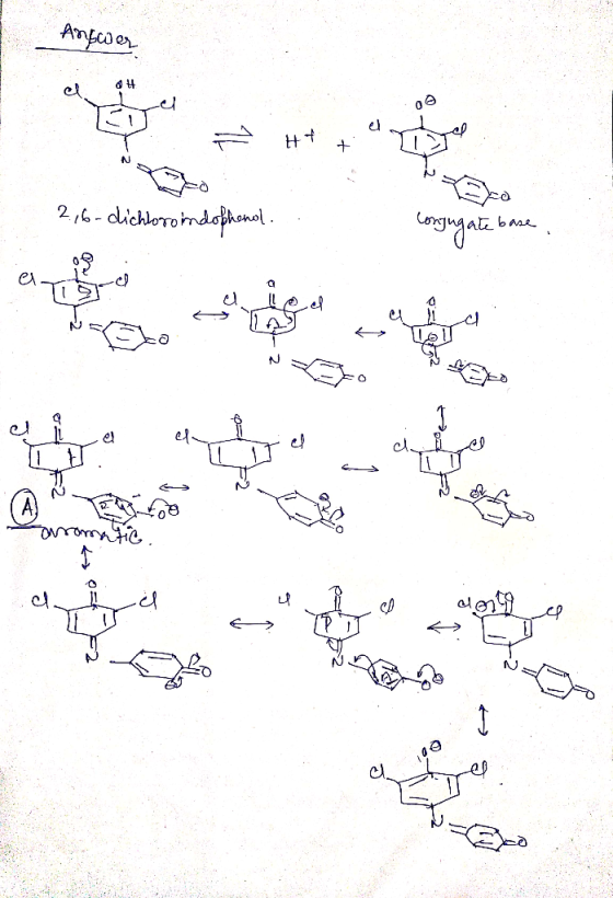 Answer OU t planit th t 2.16- dichloroidofhomol.. Conjugate base el 1 LH Lite age