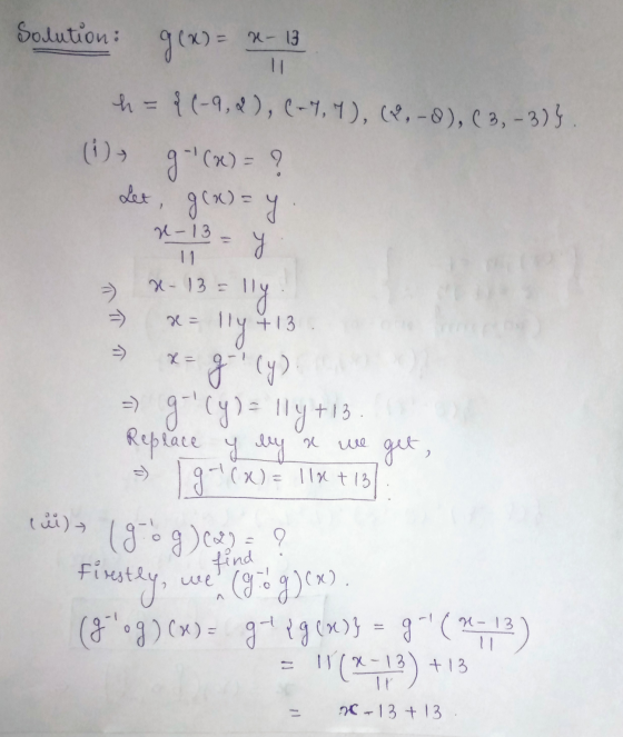 Solution : gtx) = - 13 4 = { t-q, d), (-1, 1), (+, - 0), Сэ, -30$. (1), (x) = 9 ах, 2 cm) - у x- 13 = Пу х = 1 4 13. 1Г 1)