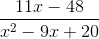 11.0 48 2 – 9.r + 20