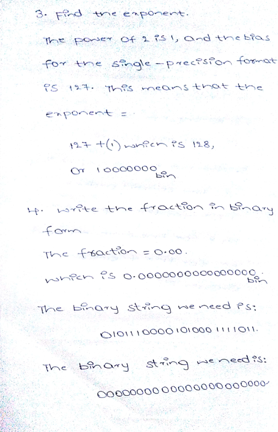 3. Fonent for tne single-PrecPs ion-format. -f ㈧rfer 9s o.oooooooooooooooo OooDoo000000oo0000