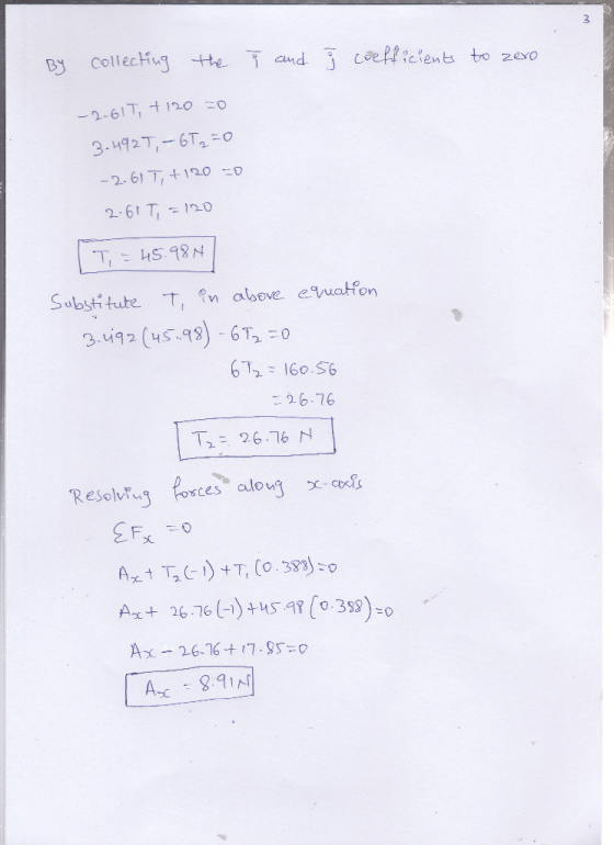 ey collecHug te and coefficients to zero i ciu 一2-61T, +120 20 3-492,-6T2 0 2-61丁+120-0 Substitute -t, 別 above eNjuatfon 26.7