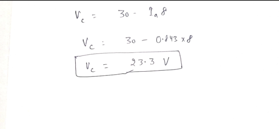 V. 30 - 78 a Vc : 3o 0.84308 Vc 23.3 V