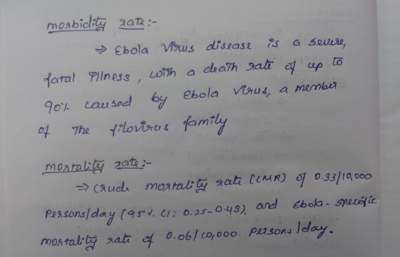 morbidity gates → Ebola vious disease is a severe fatal ellness, with a death rate of up to 90% caused y Ebola virus, a membe