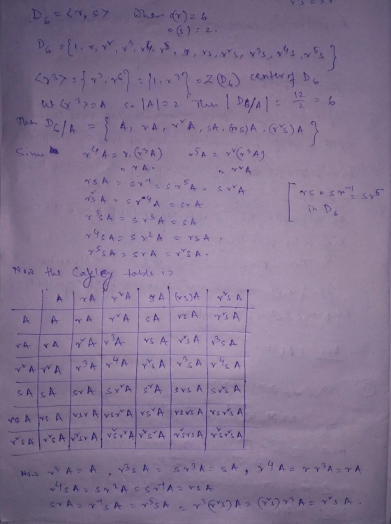 ins } D G = {r, sy Where off) 2 6 ( ) 22. verd, s, rs, rrs, v3s, 243 Kysy of 7%.x)}-2(_) center D it (r370A so (A1=2. Then I