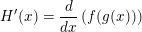 H(x) = f(f(g(x)))