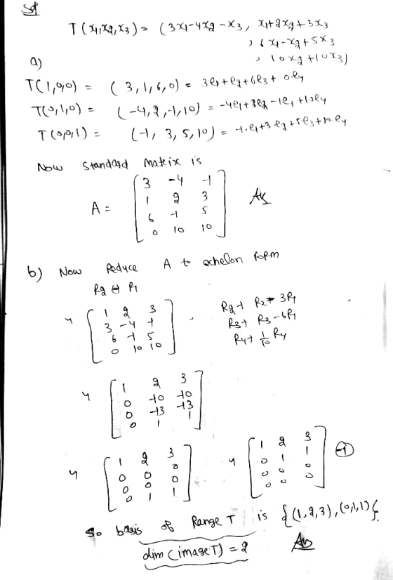 T(4189, x) = (3x-4xg 3, xitaxg+ 3x3 6x1-x+ 5*3 lox H013) TC1,00) = ( 3,116,0) = 32+eq+683 + oily TOO,0) = (-4,2-,10) = -40,+B