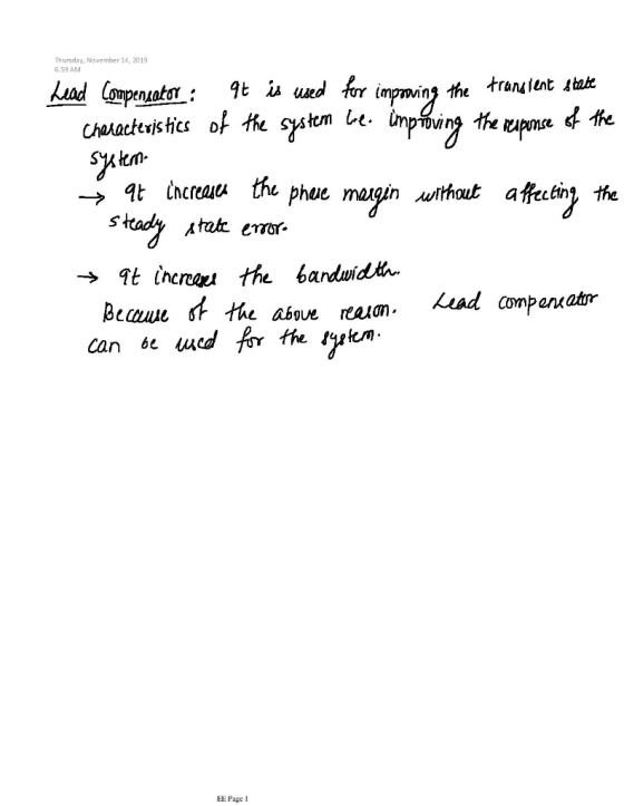 Thursday, November 14, 2019 6:59 AM Lsad ompenata the translent ^take the atem Characteris tics of he raрое phue magin uthout