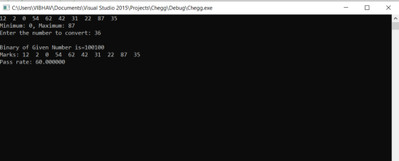 CAUsers\VIBHAnDocumentslVisual Studio 2015\ProjectsChegg\DebugChegg.exe 12 2 0 54 62 42 31 22 87 35 Minimum: 0, Maximum: 87 E