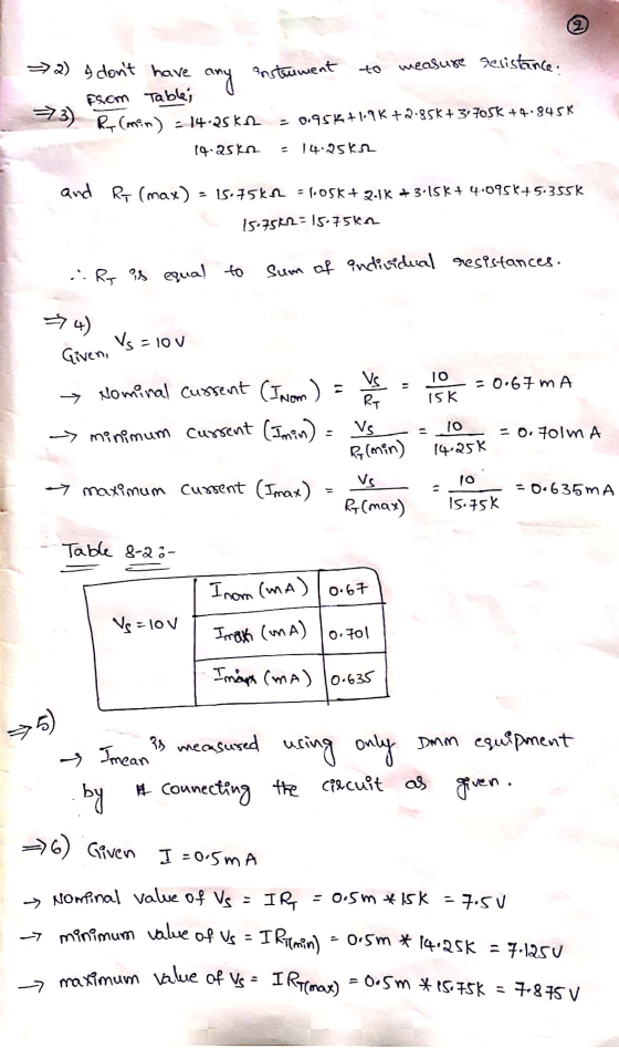 2) 73) FIESTAS I dont have any instrument to measure resistance. from Table; a Rt (min) - 14.25 km2 = 095+19K 72-85k+370.5k