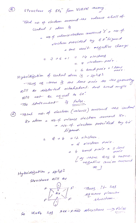 structure of Ito from USER ofere no. of elechon around the valence shell of Centrul I alom is roof No. of valence elechon aro