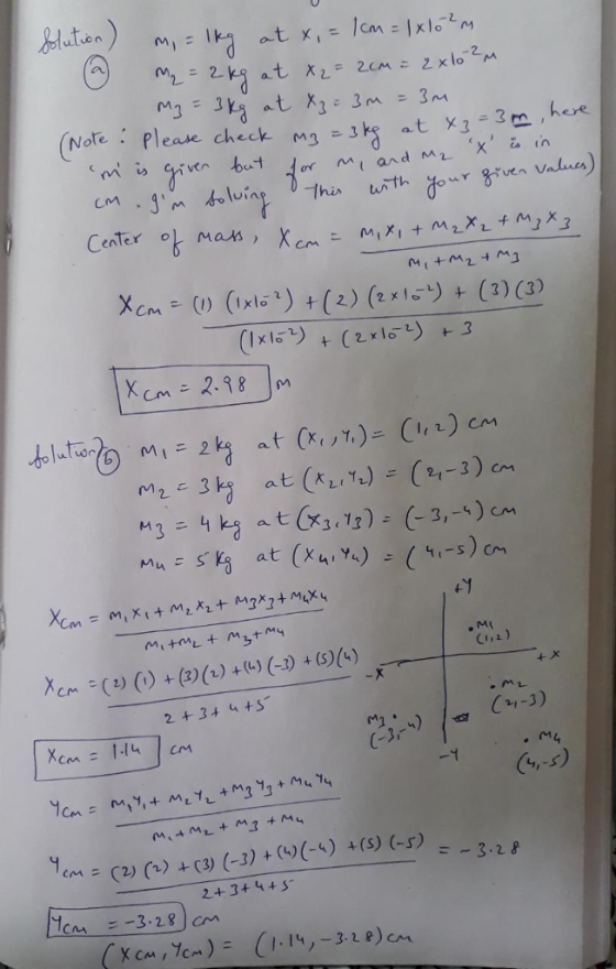 ultoo (Note : Please check ma st t X - hee -3m, , Center o Mas Xen(Ixto) +(2) (2 x(3) (3) at (x3 1a) (-3,4) +1 CI, 2) (2) (i) + (3) (1) + (L) (-3) + (%) cm ~3.28 2+34 4