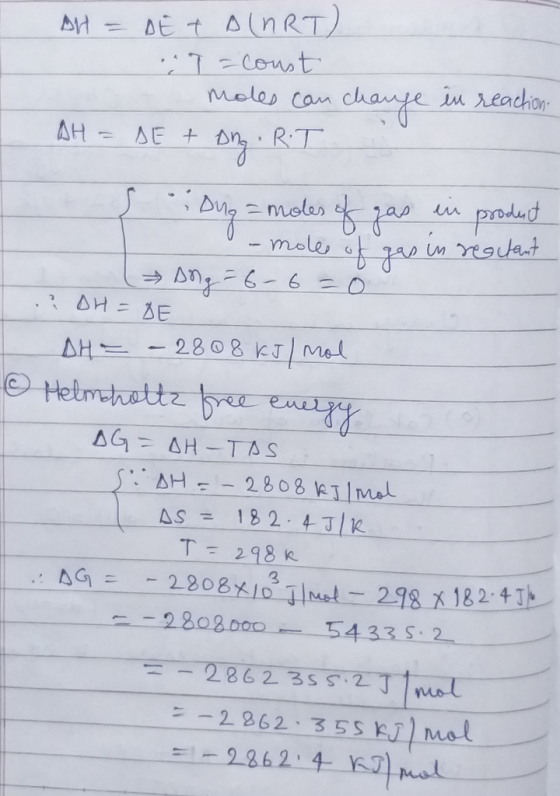 AH = DE TAURT) T = const moles can change AH = SE + Dng . RT în reaction s Dug = moles of gas en product - moles of gas in re