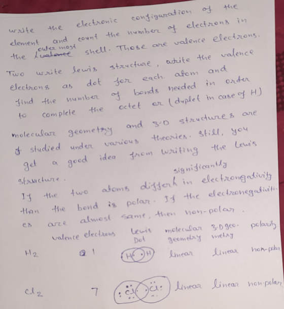 outer most write the electronic configuration of the element and count the number of electrons in the dualance shell. Those a