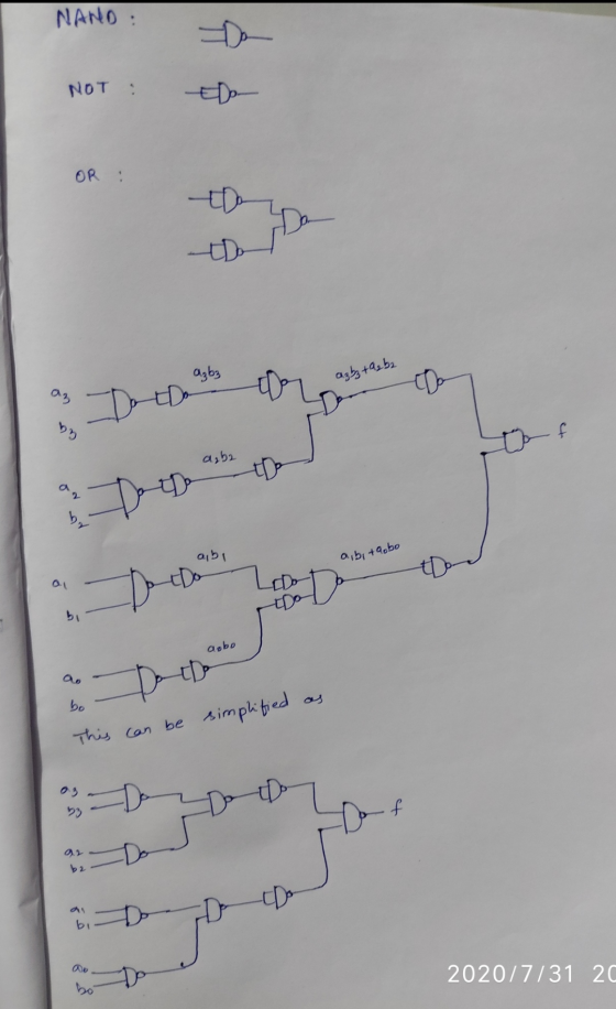 NAND: NOT : az b3 ag by the ba a3 Datos bg 4 دراوه a abi a, b, taobo 0 D D. bi aobo bo simplified This can be by Da f bi so 2