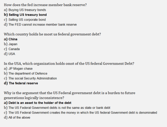 How does the fed increase member bank reserve? a) Buying US treasury bonds b) Selling US treasury bond c) Selling US corporat