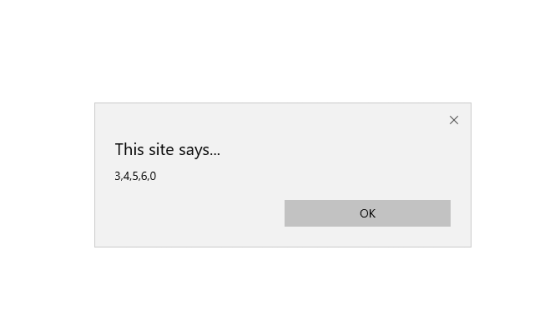 This site says... 3,4,5,6,0 ок