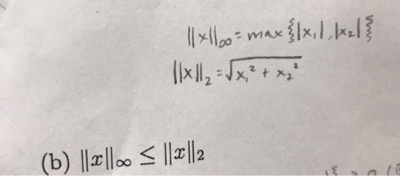 Il xllo-max {IxLbal} 11x112 = x2 + x (b) ||10||00 5 ||2||2