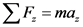 ΣΕ = ma.