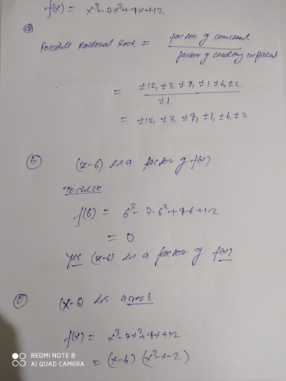 7)= x39x244x+12 posebell Rasional foot = factor of constant factor a ceadong coffeend £12, 73, 74, 7 1 26, 22 = 712, 73, 74,