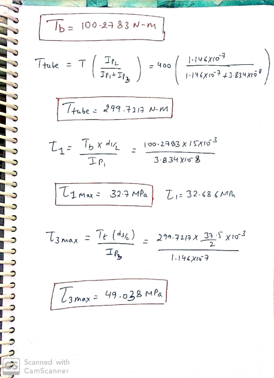 To= 100-29 83 N-m) Thule = T (A) - ( Hotel 1. IP2 11146X109 Ttute = 1 = 400 Ipit Ifa 1.146X10773-834xrö Trate=299.7217 N-m tu