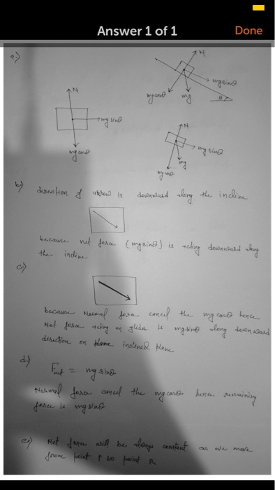 Answer 1 of 1 Done ing l He indi d. be