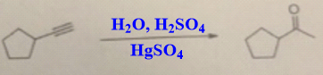 H20, H2SO4 HgSO4