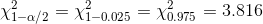 xi-a/2 = xỉ-0,025 = x3 975 = 3.816