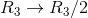 R_3 \rightarrow R_3 /2