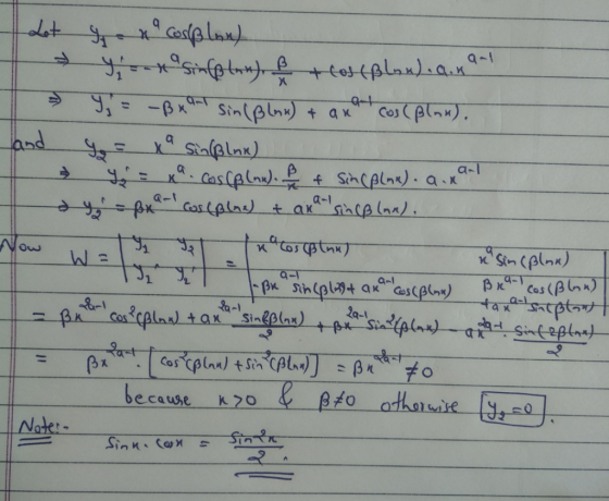 I let your cosplan) - ºsinftru) R + coseBlox).q.km B Y,= - B xan! Sin (Blnx) + anat cos (Blnu). and y = x 9 sinplan) 2 y = x^