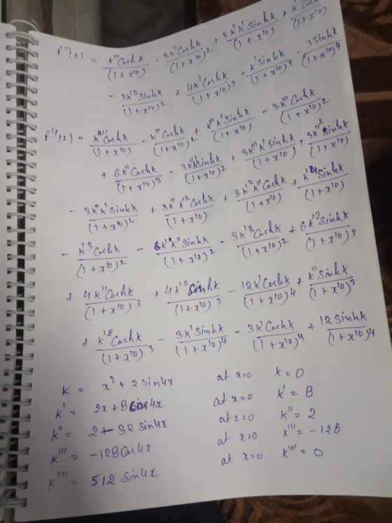 k all 0x0 &B Ak sinhk () + x )2 3 Sinhk Harloy 9 C. 84 Cashk (1 sinhk + Opto 3 & UK - 34² siuht + 4x Cashk U ? A Concha cash